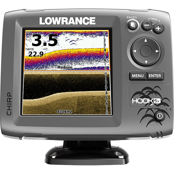 Эхолот Lowrance Hook-5 Mid/High/DownScan в Екатеринбурге