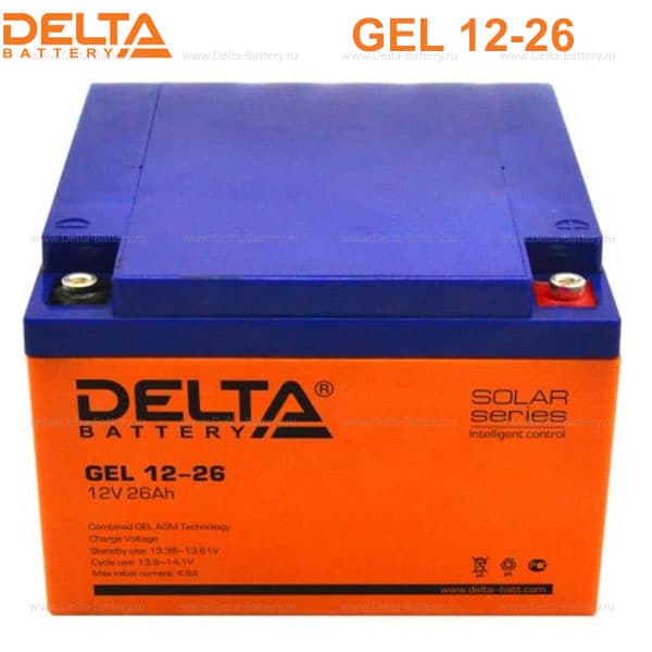 Аккумуляторная батарея Delta GEL 12-26 в Екатеринбурге