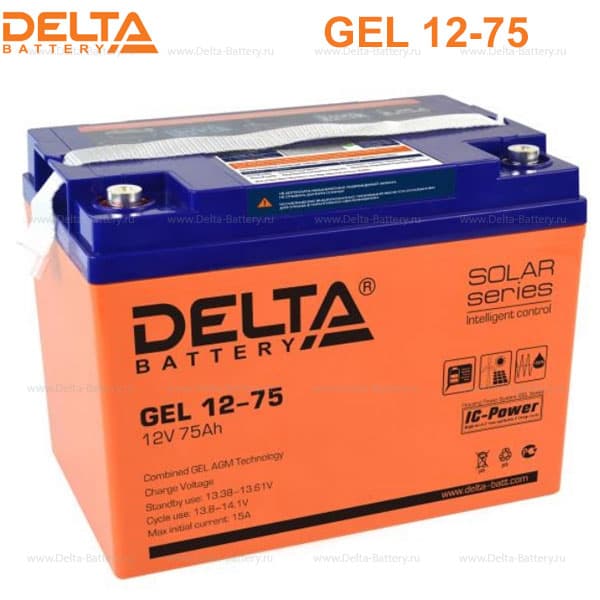Аккумуляторная батарея Delta GEL 12-75 в Екатеринбурге